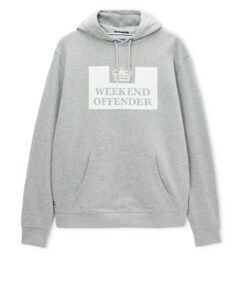 weekend offender grey hoodie