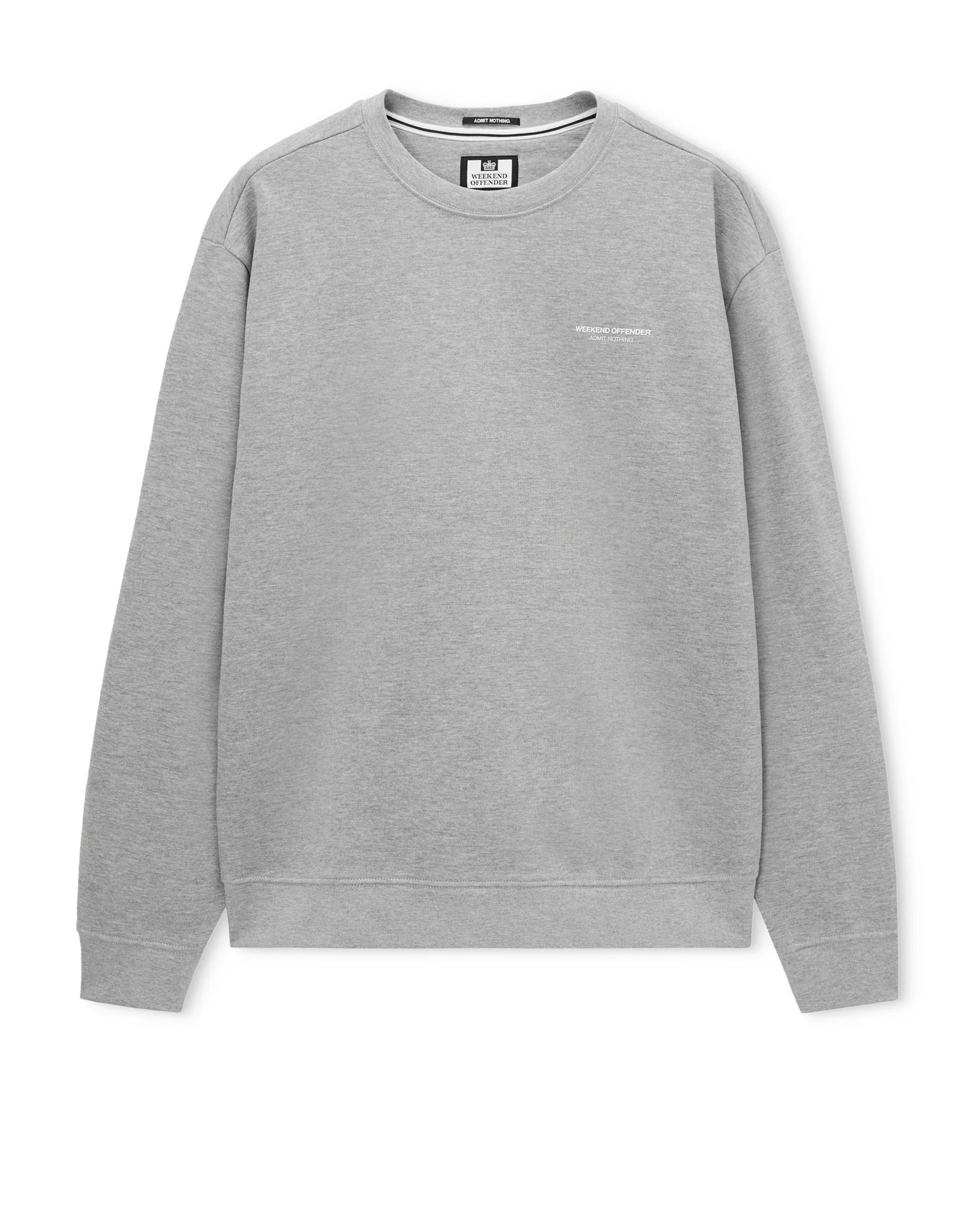 weekend offender grey sweatshirt Weekend Offender Grey Sweatshirt